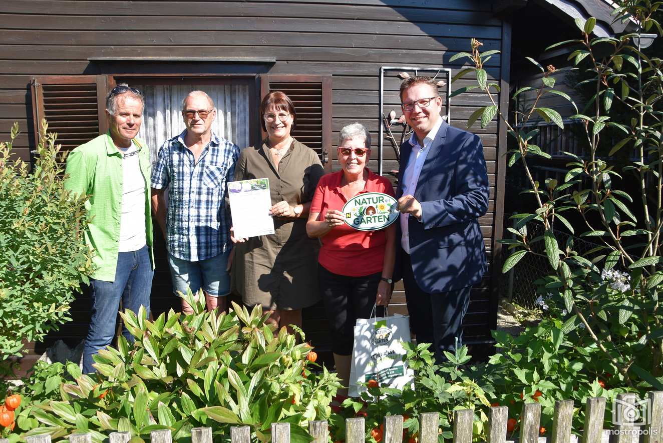 01 Gartenplakette - Natur im Garten - Fam Mayr