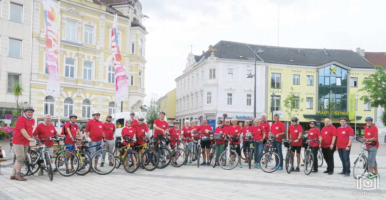 Radeln mit Buergermeisterin Puchebner